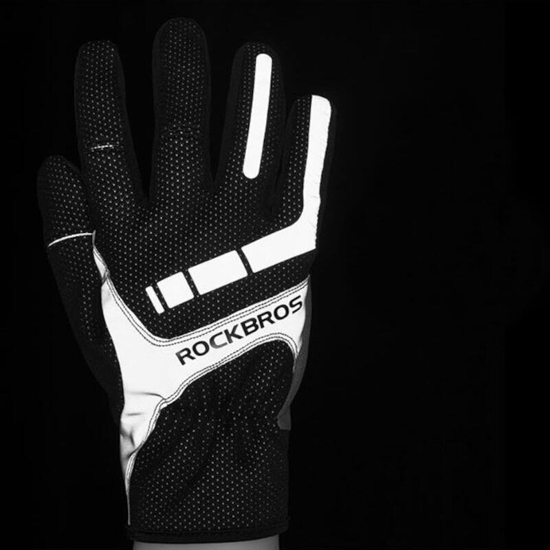 Rękawiczki rowerowe długie dla dorosłych Rockbros S173BGR 4/7