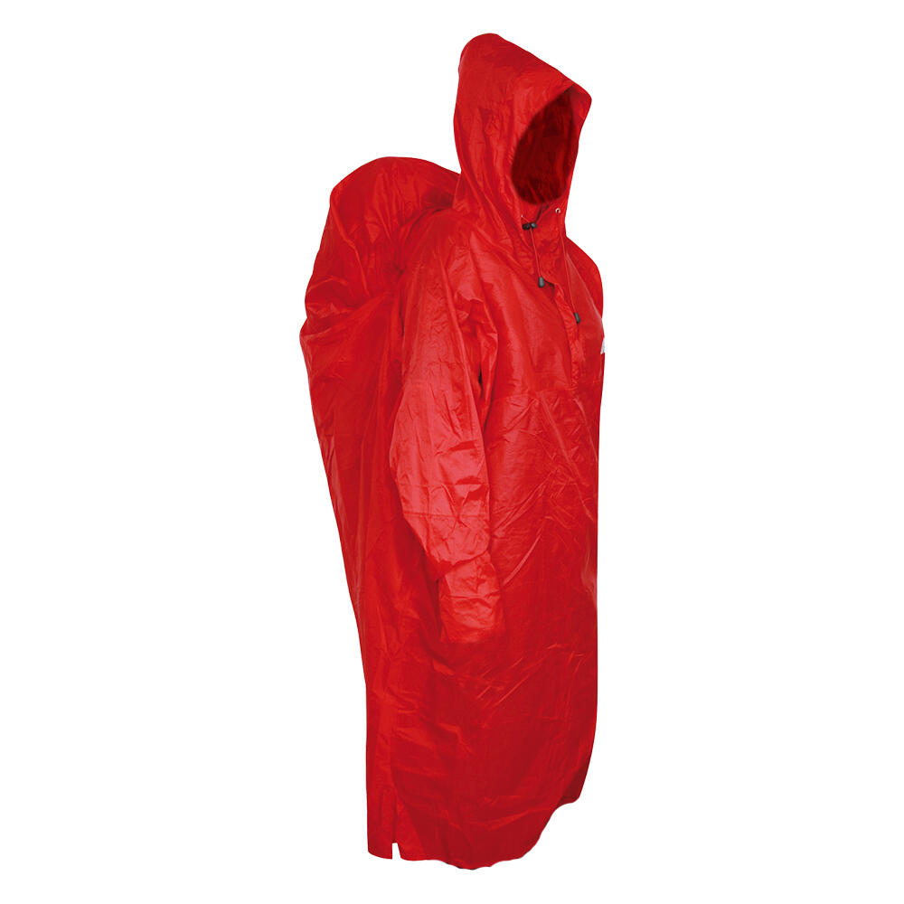 Casaco de chuva vermelho com proteção para mochilas Marsupio 2/4