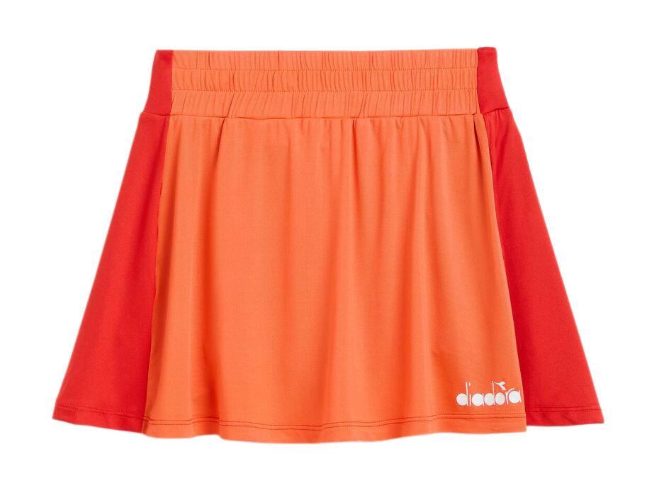 Spódniczka do tenisa damska Diadora L. CORE SKIRT red italy 2/4
