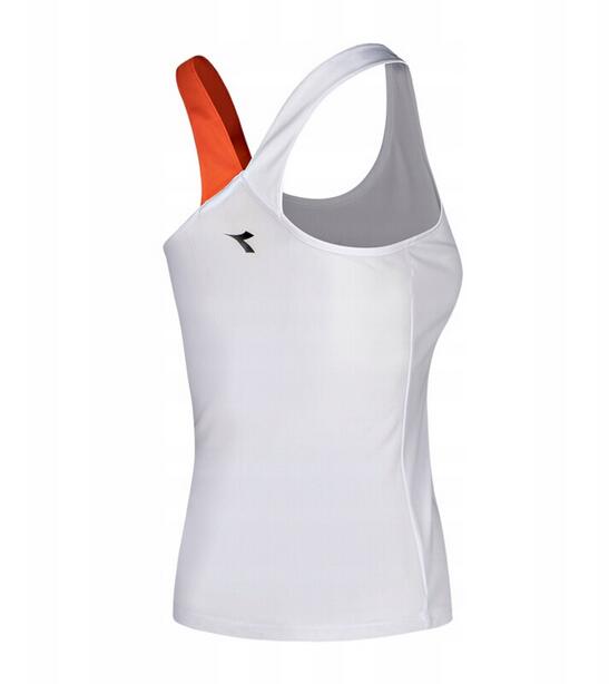 Koszulka do tenisa bez rękawów damska Diadora L. TANK optical white 2/2