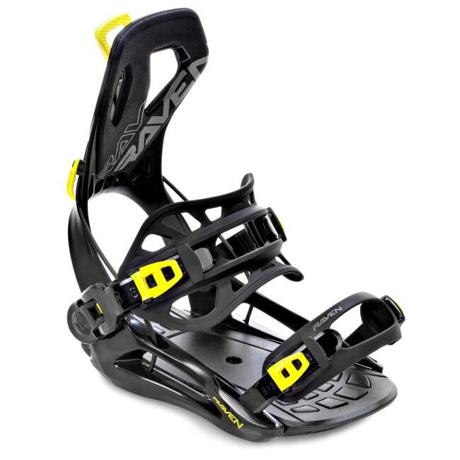 Legaturi Snowboard Raven FT360, Galben