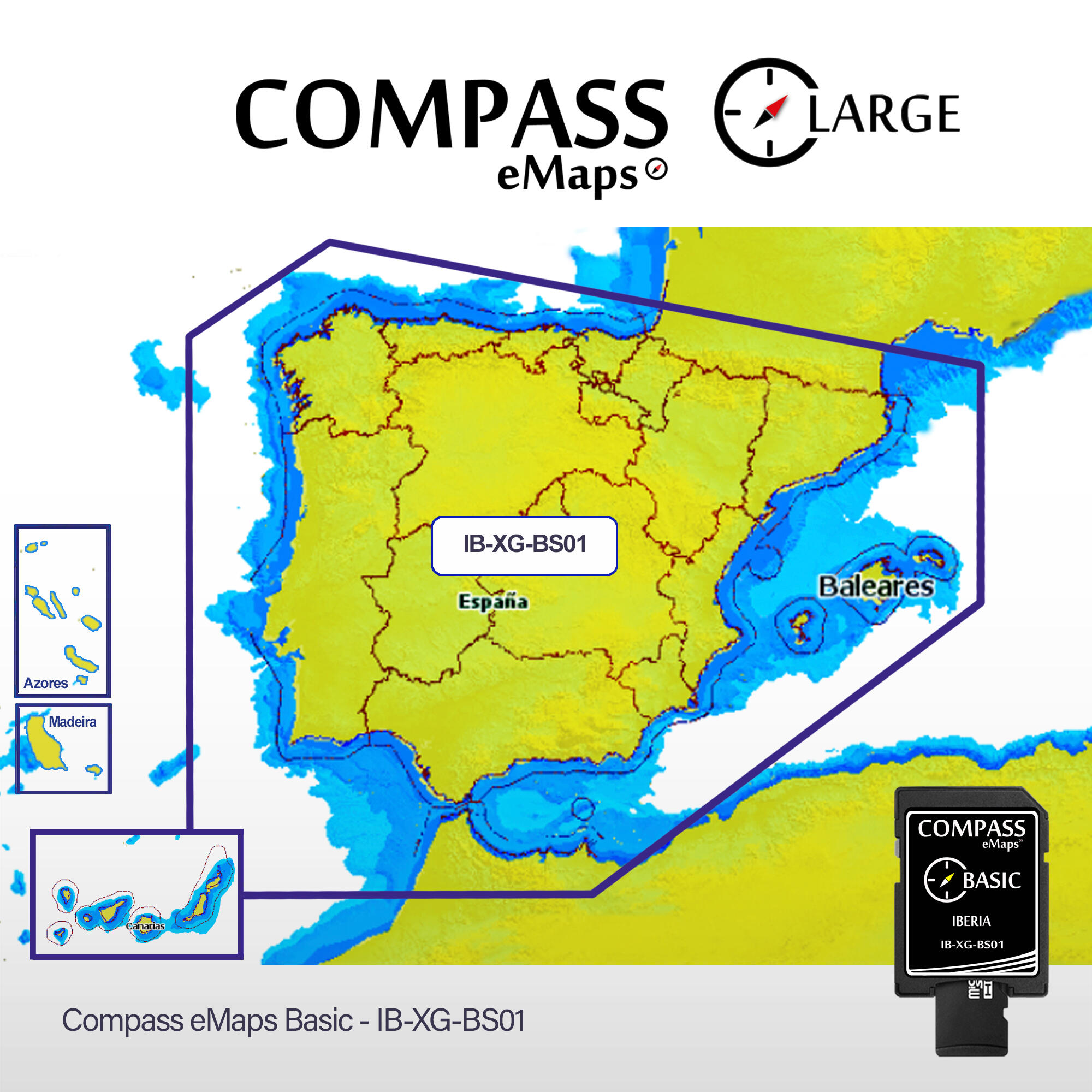 ONNAUTIC Carta Náutica Compass eMaps Basic