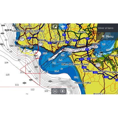 Carta Naútica Compass eMaps Portugal