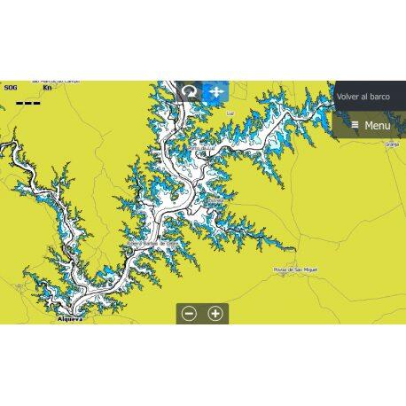 Carta náutica Compass eMaps Lago Alqueva