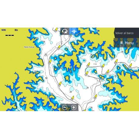 Carta náutica Compass eMaps Lago Alqueva