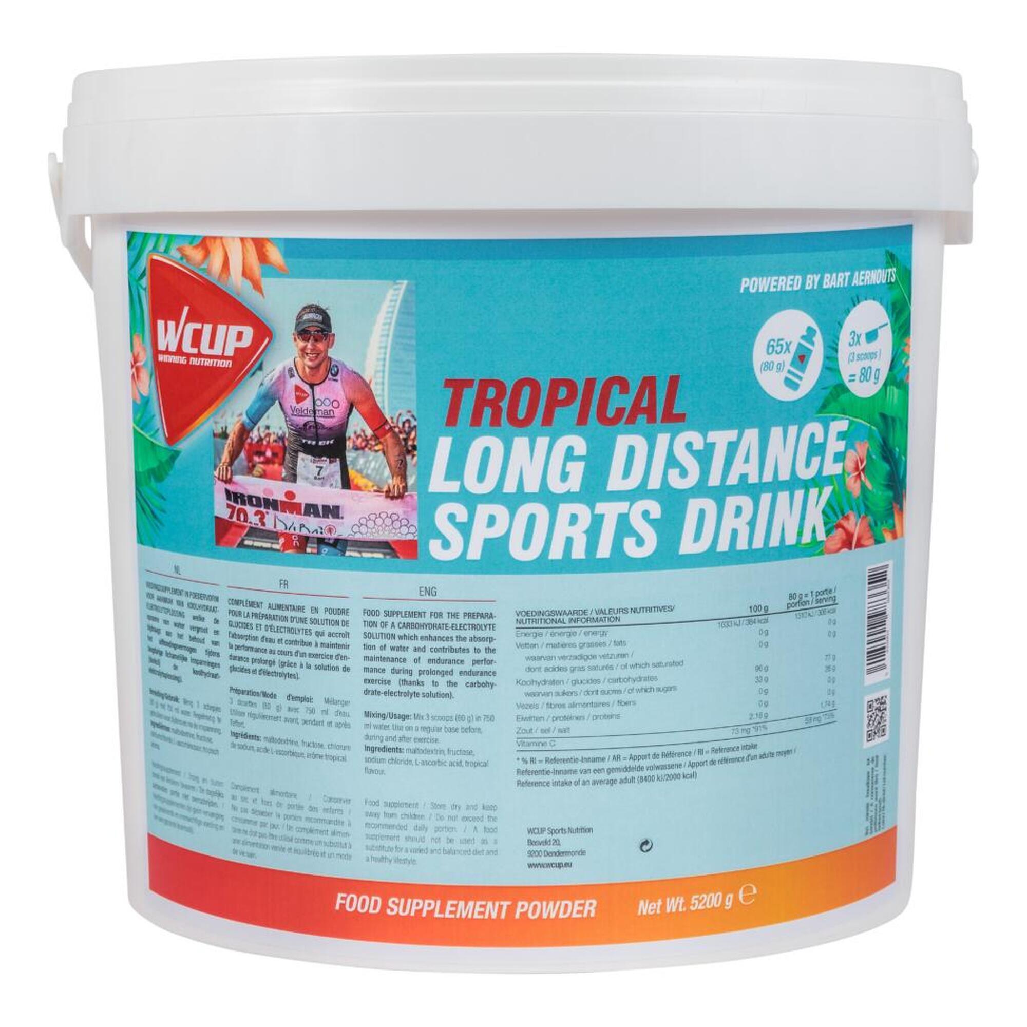 WCUP Long Distance Sports Drink Tropical 5200 G