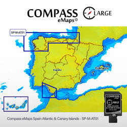 Carta Náutica Compass eMaps Spain Atlantic & Canary Islands