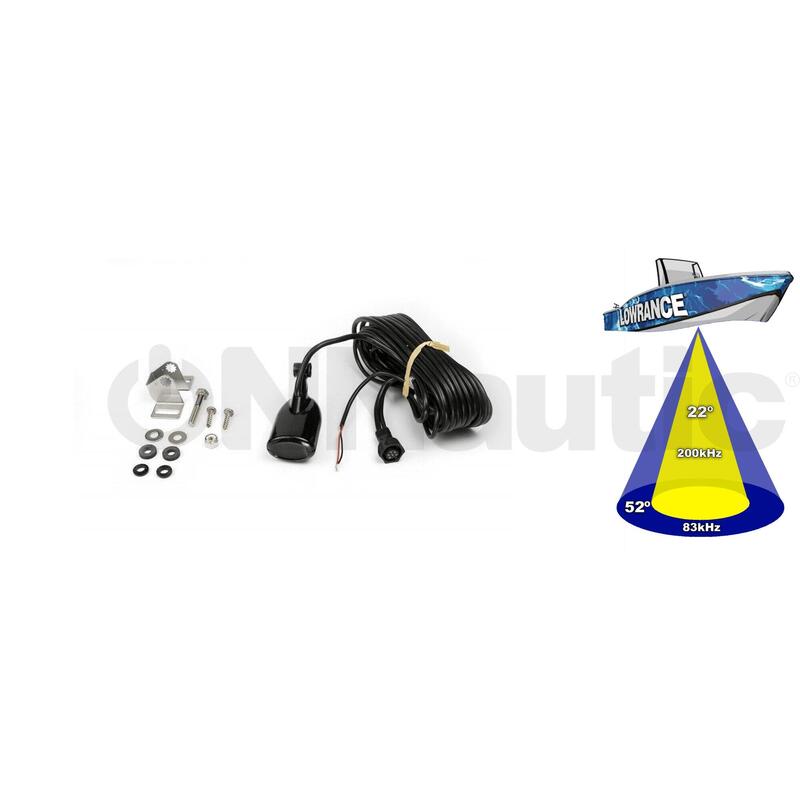 Sonde 50/200 kHz HDI HOOK2 et HOOK REVEAL - LOWRANCE