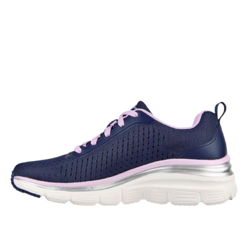 Calçado de Caminhada Desportiva Mulher Skechers Fashion Fit-Make Moves. Azul Mar