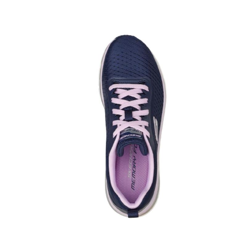 Calçado de Caminhada Desportiva Mulher Skechers Fashion Fit-Make Moves. Azul Mar