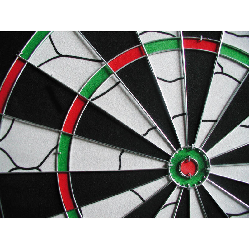 Beflockte Dartscheibe – Offizielle Größe – Inklusive Darts – Orion