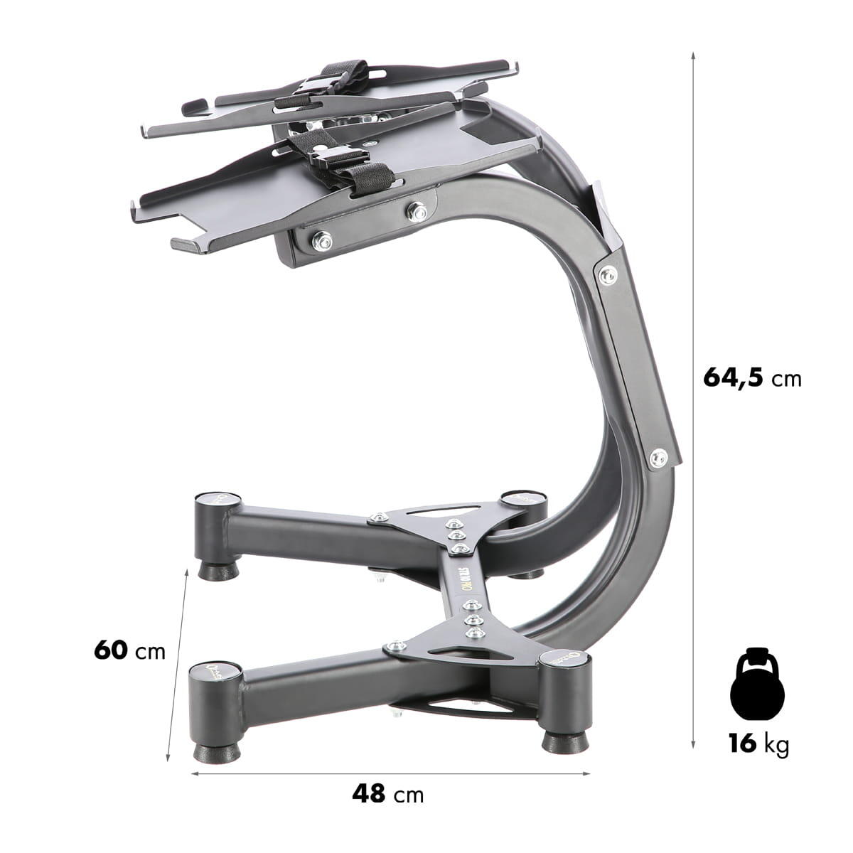 Support pour haltères courts réglables str10 pro HMS PREMIUM 3/7