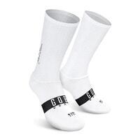 Chaussettes de cyclisme aérodynamiques Vortex blanc