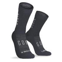 Chaussettes vélo hiver Winter Merino gris