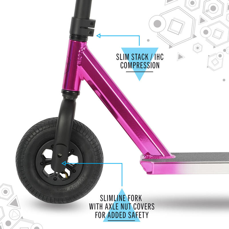 Hi Jinx Dirt Scooter - roze/zilver