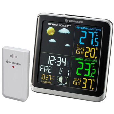 BRESSER ClimaTemp TB Wetterstation mit LCD-Farbdisplay