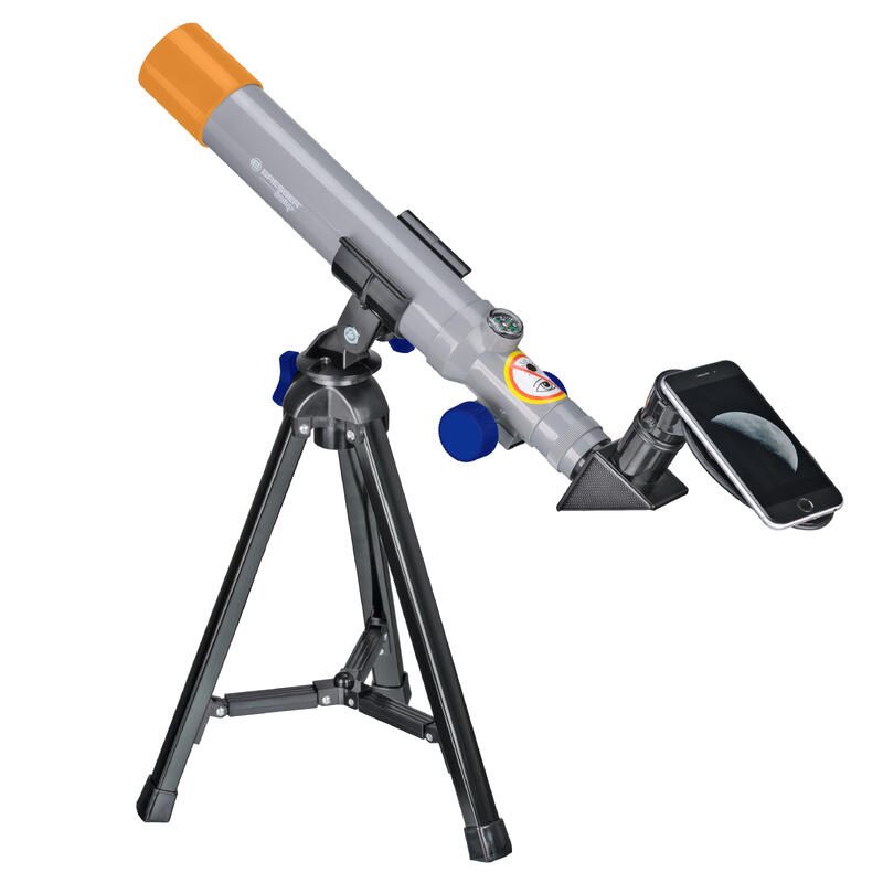 Télescope optique réfracteur Bresser 32x Gris, Orange