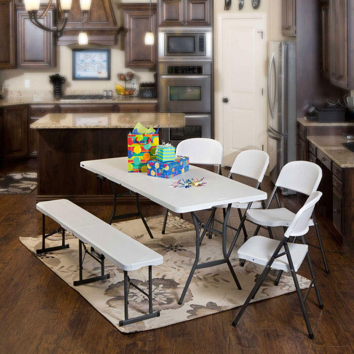 Table de camping longue et pliante 4/5