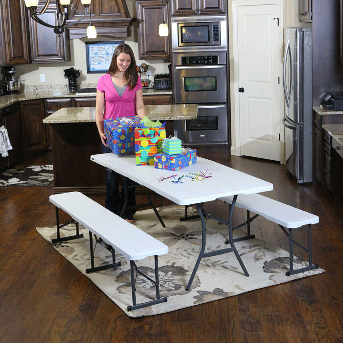 Table de camping longue et pliante 5/5