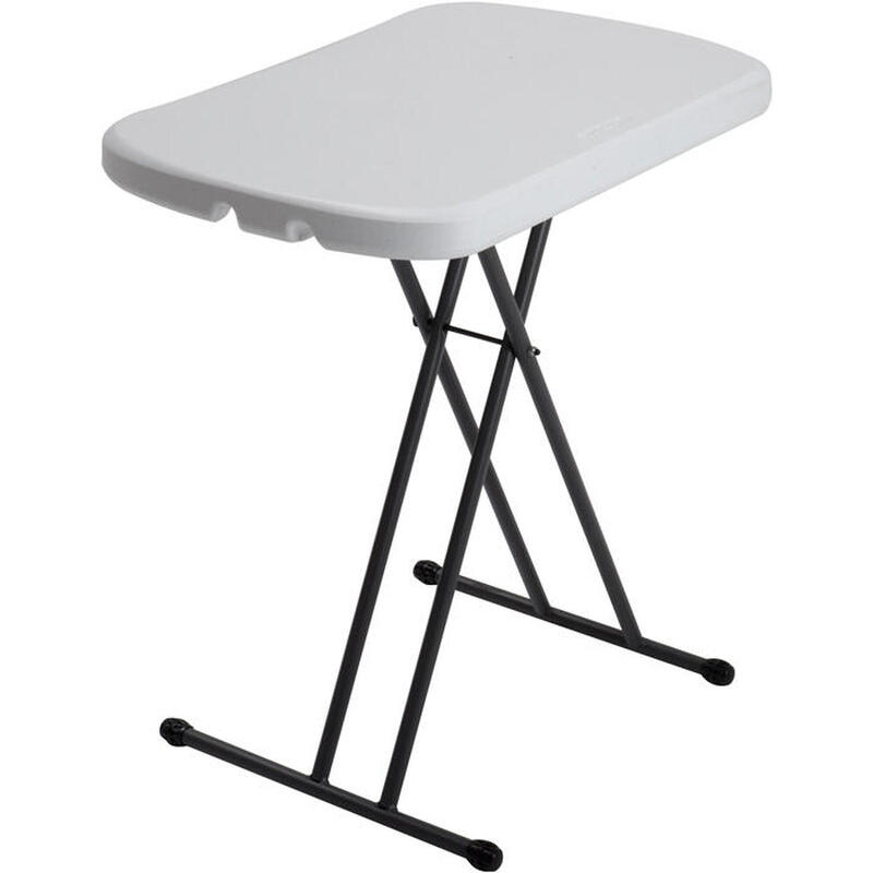 Tavolo pieghevole Daccurs, Tavolo da campeggio con gambe pieghevoli in  metallo, Tavolo da pranzo moderno multiuso, 100% Made in Italy, 125x75h80  cm, Bianco