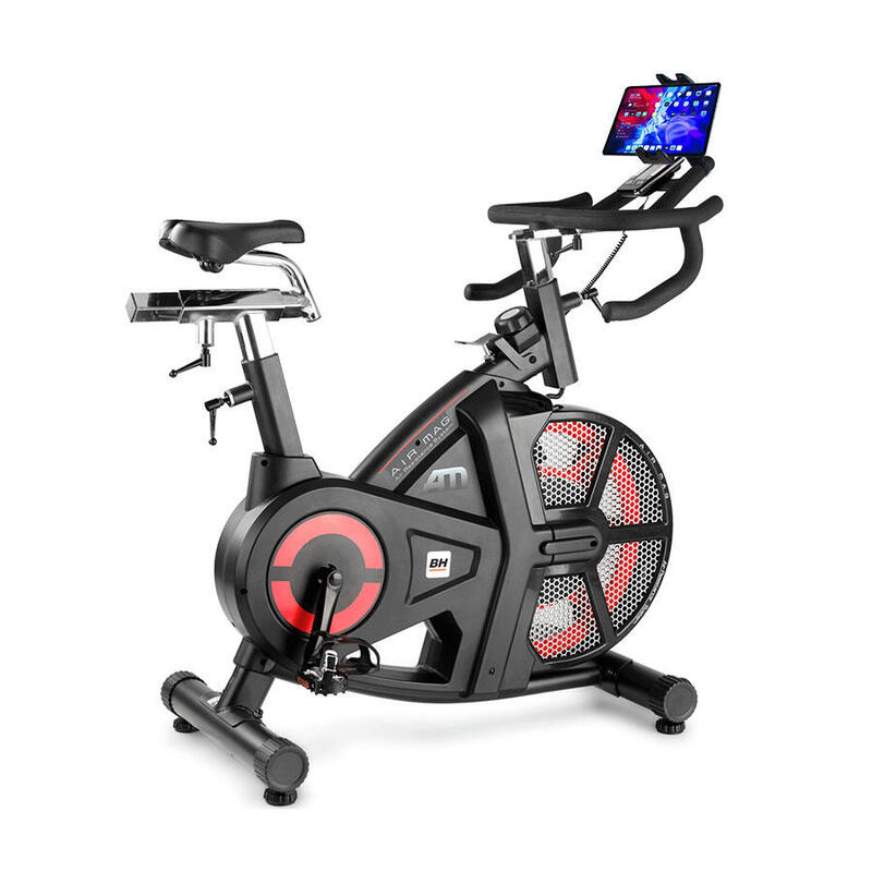 Vélo d'intérieur AIRMAG H9120H + support pour tablette/smartphone