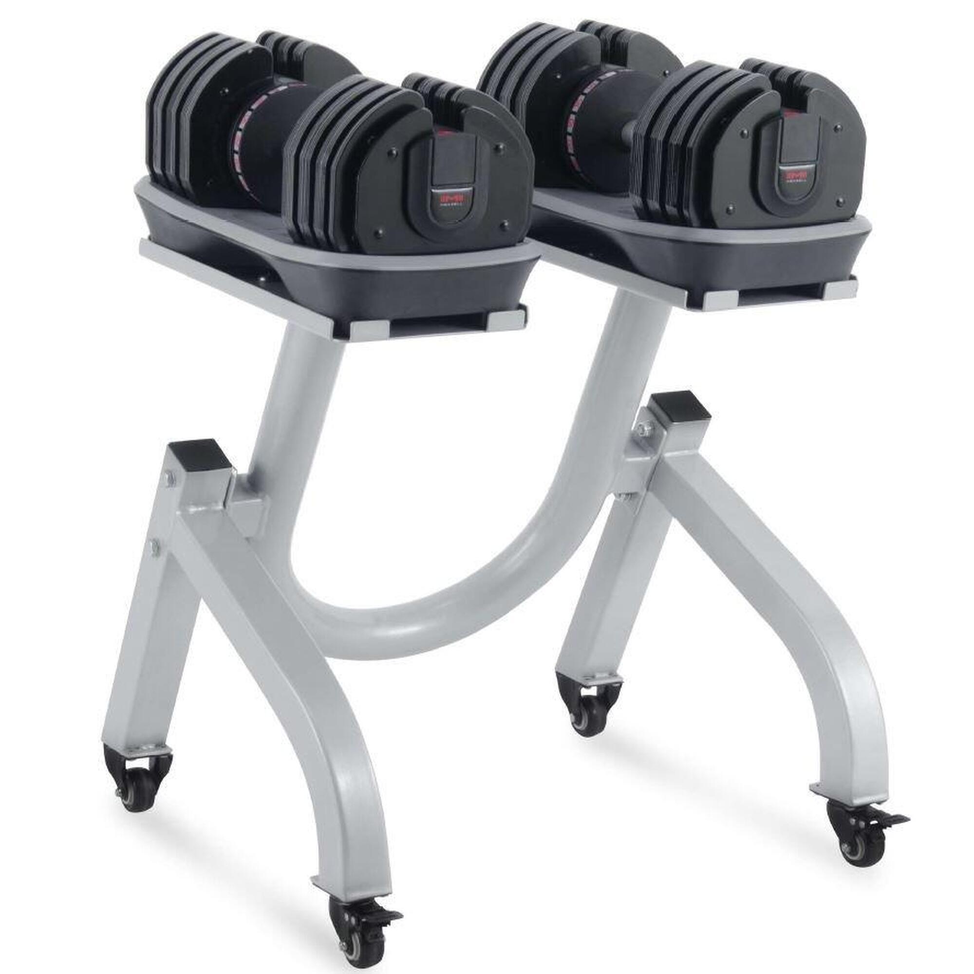 TITANIUM STRENGTH Mancuernas Ajustables 2-36 kg + Rack MA36 Titanium Strength