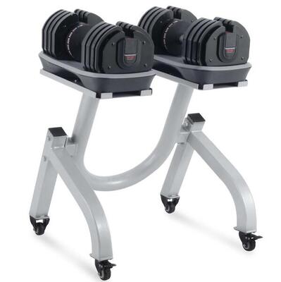 Titanium strenght verstelbare halters 2-36 kg + rack