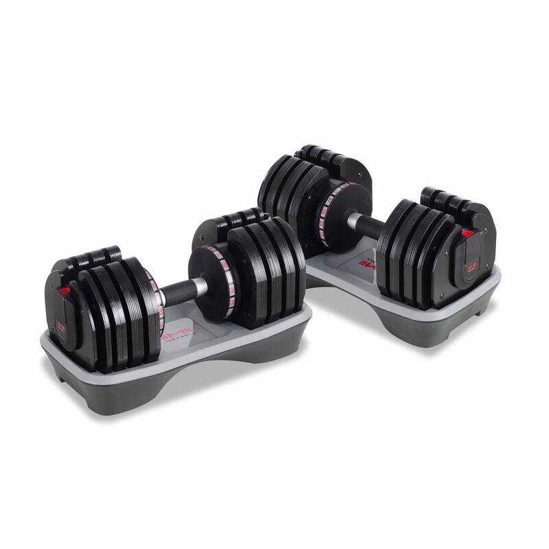 Titanium Strength Manubri Regolabili 2-36 kg + Rack