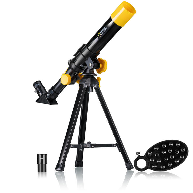 Telescopio 40/400 para niños -National Geographic- con Soporte para móvil