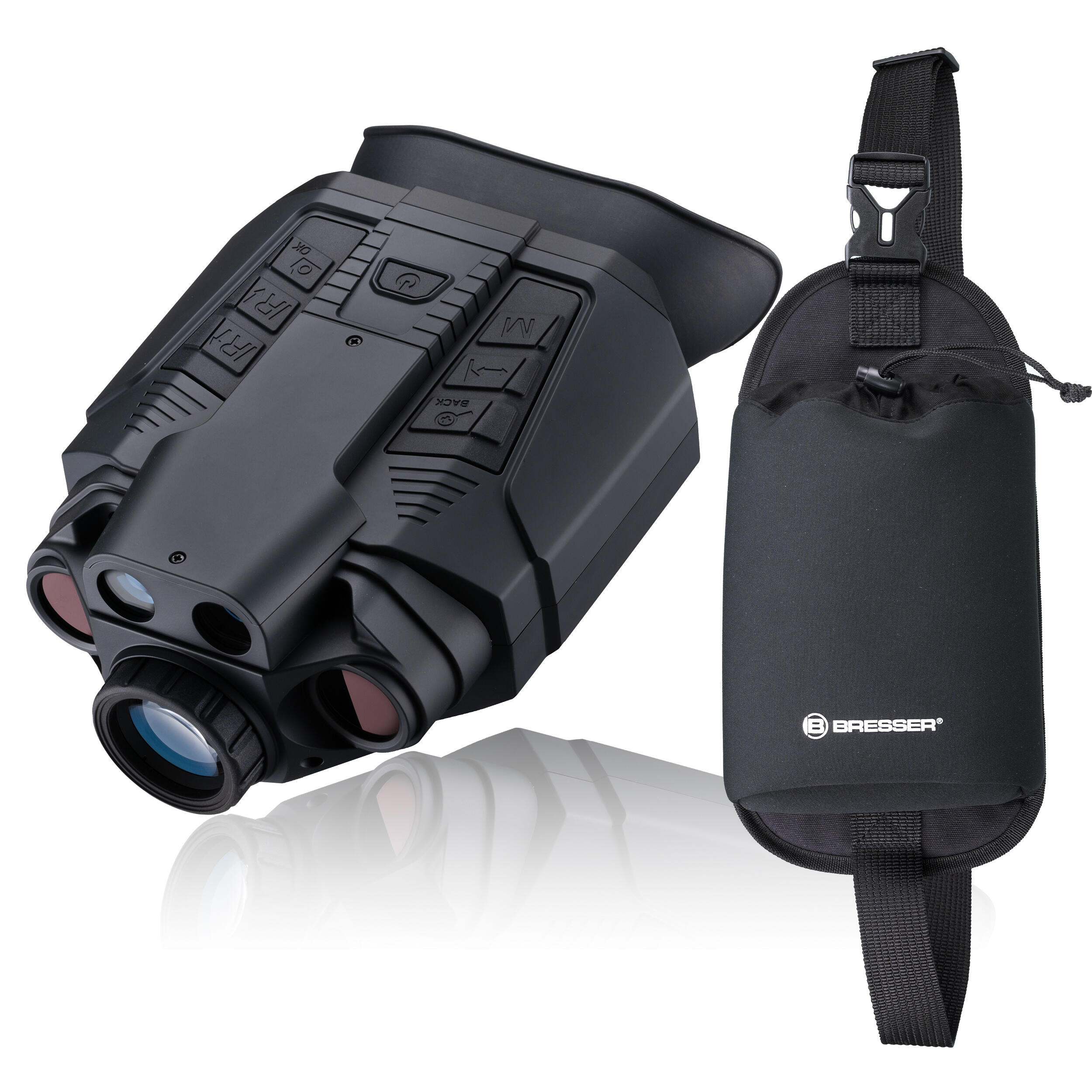 Binocolos Night Vision  200RF con batteria ricaricabile e telemetro 3/6
