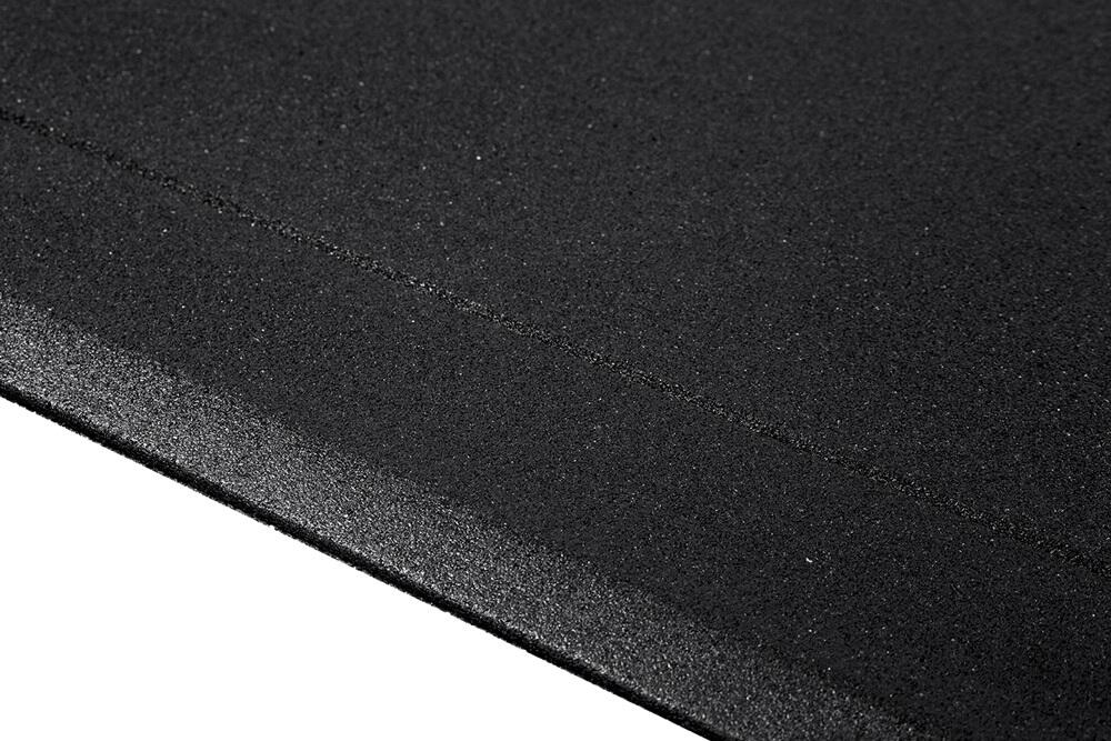 Bordo pavimento sportivo in gomma 20mm - 108x16 cm - Nero 2/2