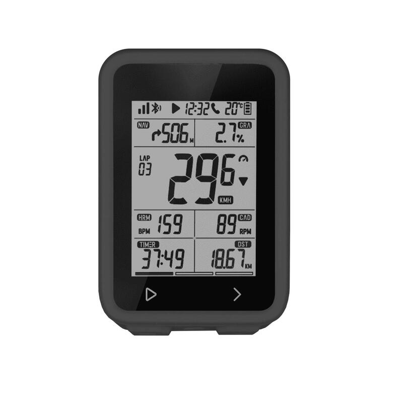 Ciclocomputer GPS iGPsport iGS320 con custodia in silicone BH320 - set