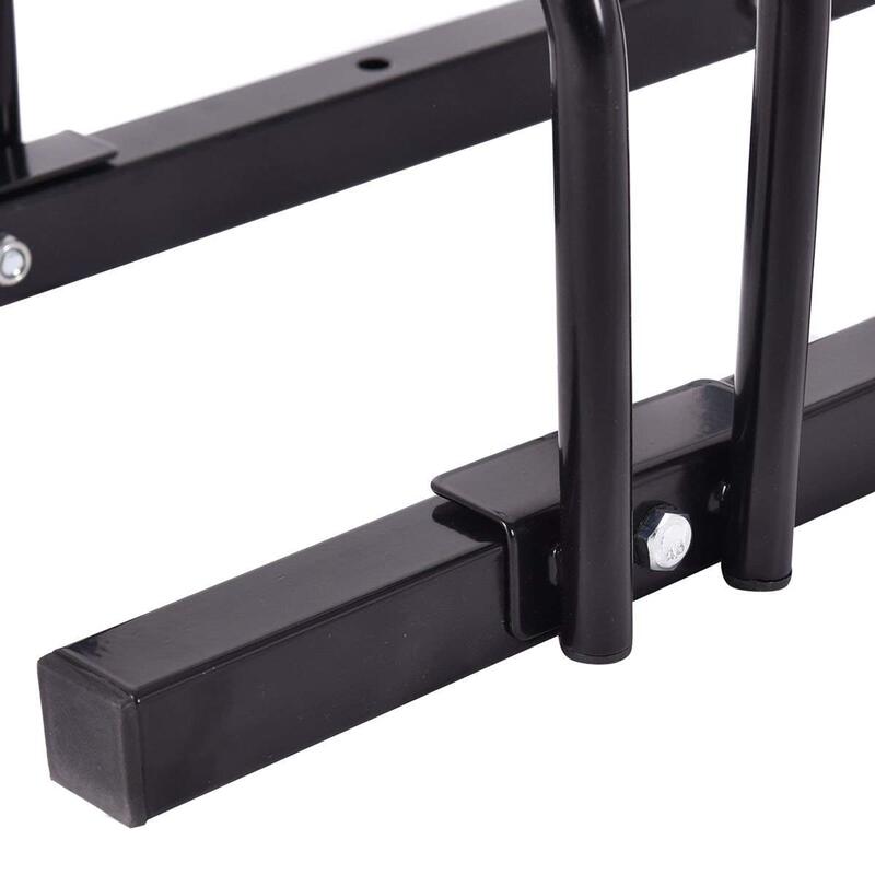 Suport pentru 4 biciclete - Negru