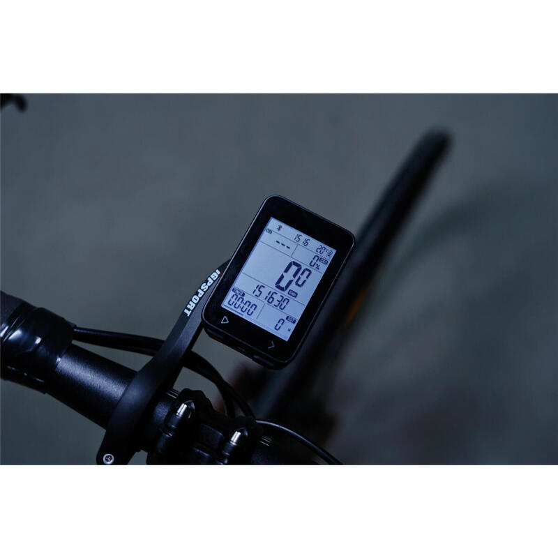 Computador de bicicleta iGPsport iGS320 GPS com suporte de bicicleta M80 - set