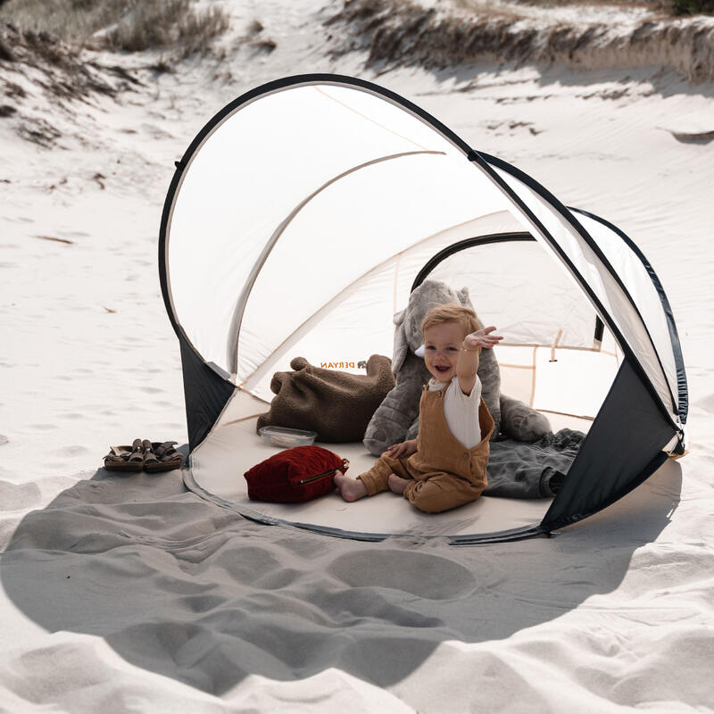 Strandzelt XXL Luxus Pop Up - Creme