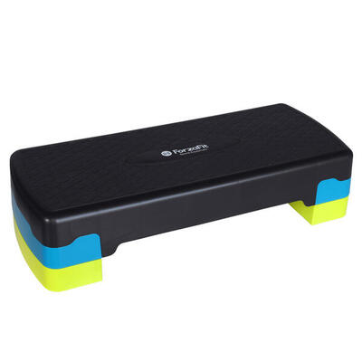 Ivol aerobic step - verstelbaar - zwart
