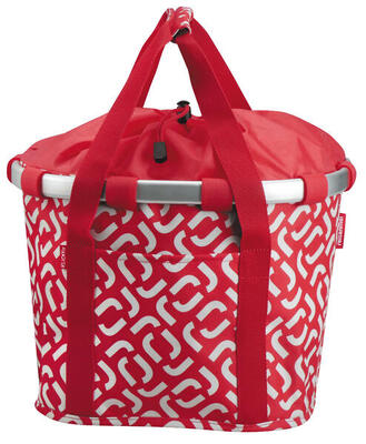 Voorwielmand "bike basket". kenmerkend rood