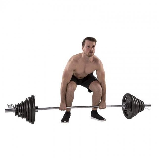 Tunturi Olympisches Gewichtsset 100 kg Schwarz 4/5
