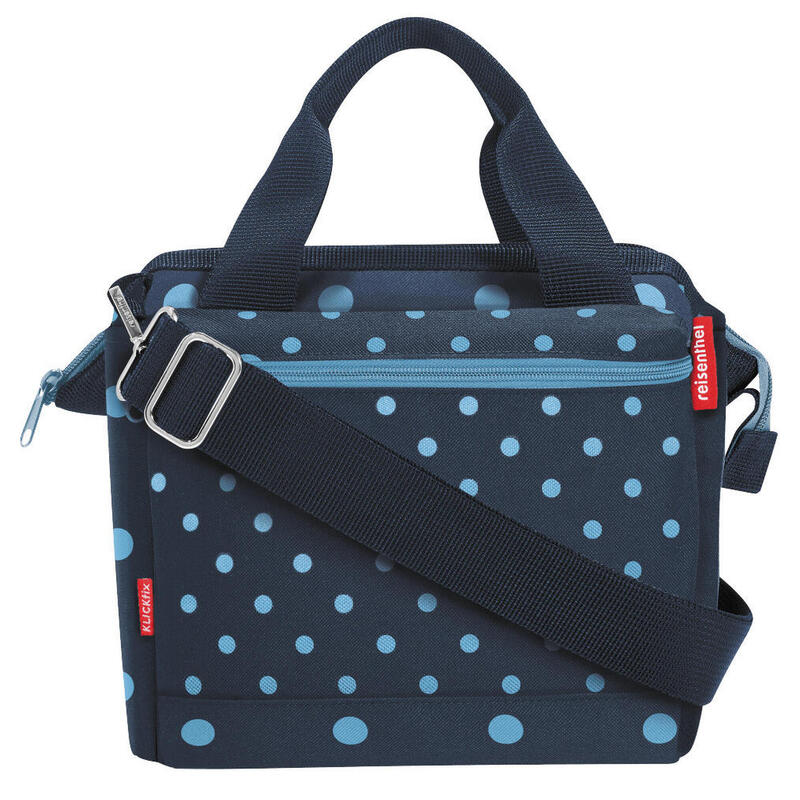 KLICKFIX Lenkertasche ROOMY, mixed dots blue