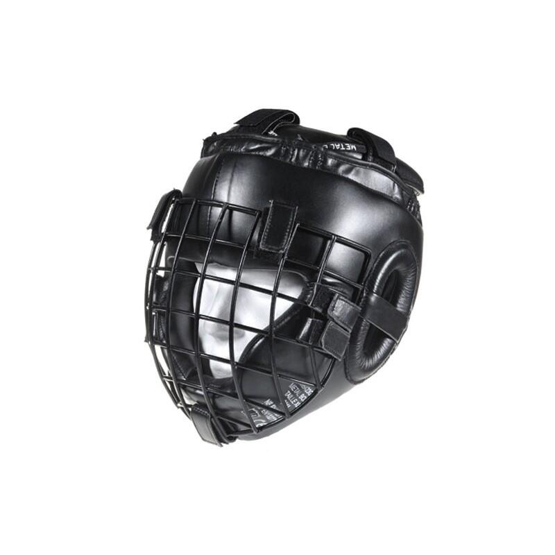 Casque intégral à grille métallique