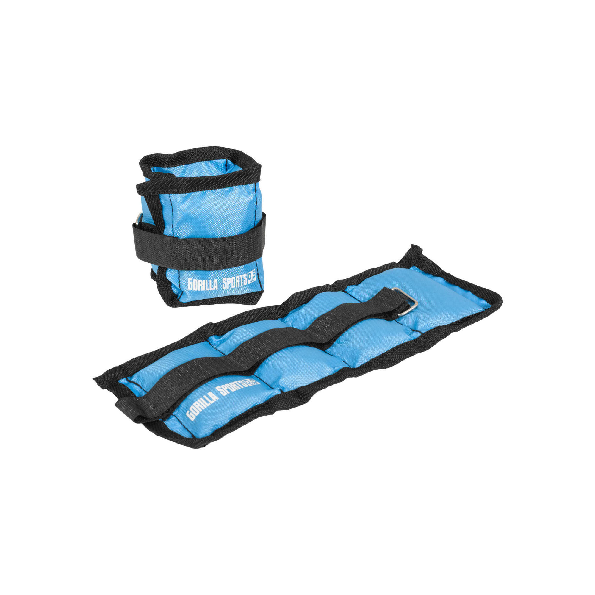 Zestaw obciążników Gorilla Sports niebieskich 2 x 0,5 kg