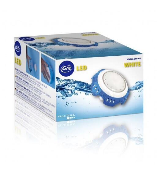 LED blanco conectado en la válvula de retorno / impulsión de una piscina 2/5