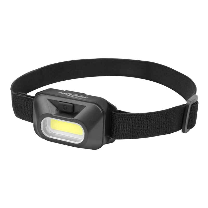 ANSMANN batteriebetriebene Kopflampe Stirnlampe mit 125 Lumen