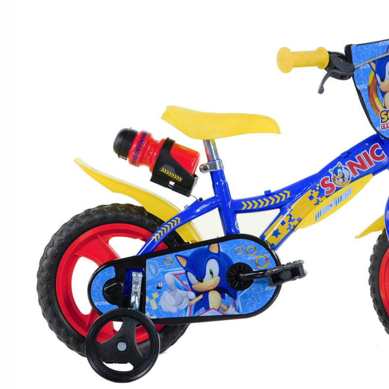 Bicicleta Niños 12 Pulgadas Sonic azul 3-5 años