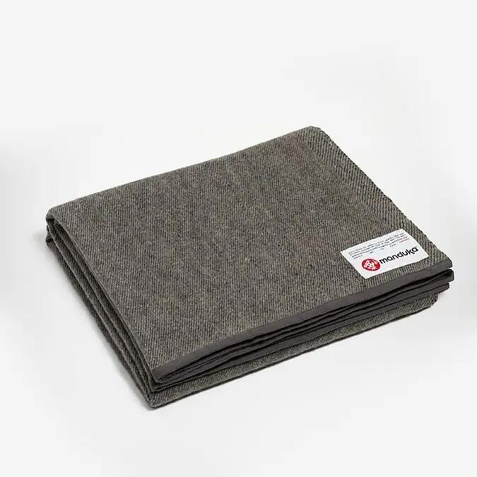 Одеяло за йога от рециклирана вълна Manduka - Sediment
