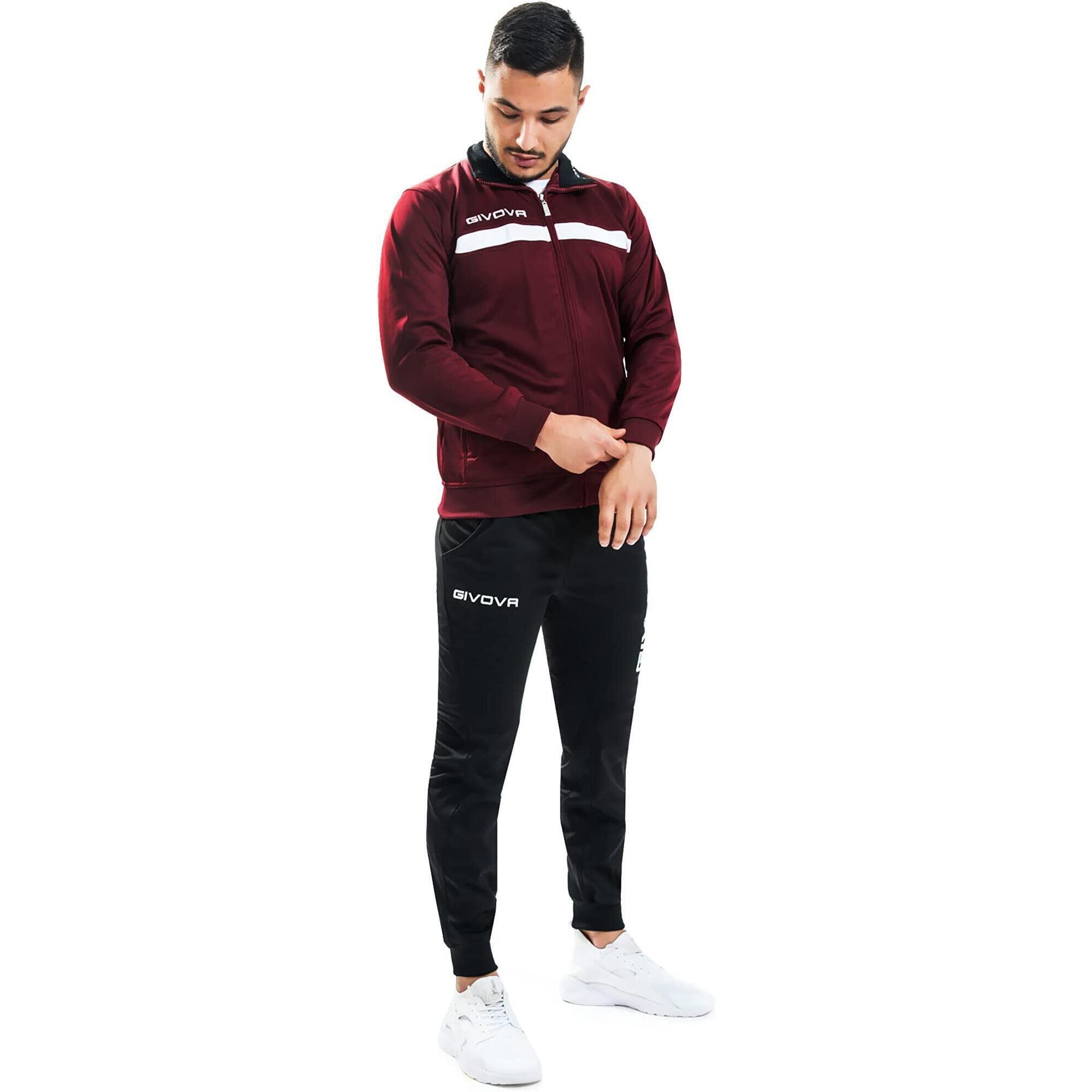 Fato Desportivo Givova Tuta One Full Zip Vermelho 2xl 2/5
