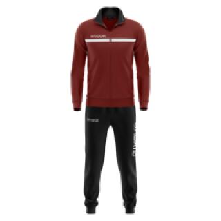 Givova - Survêtement Full Zip Enfant -  Rouge Grenat Et Noir - Givova - Survêtement - Blanc|multicolore -  8 À 10 Ans - Decathlon