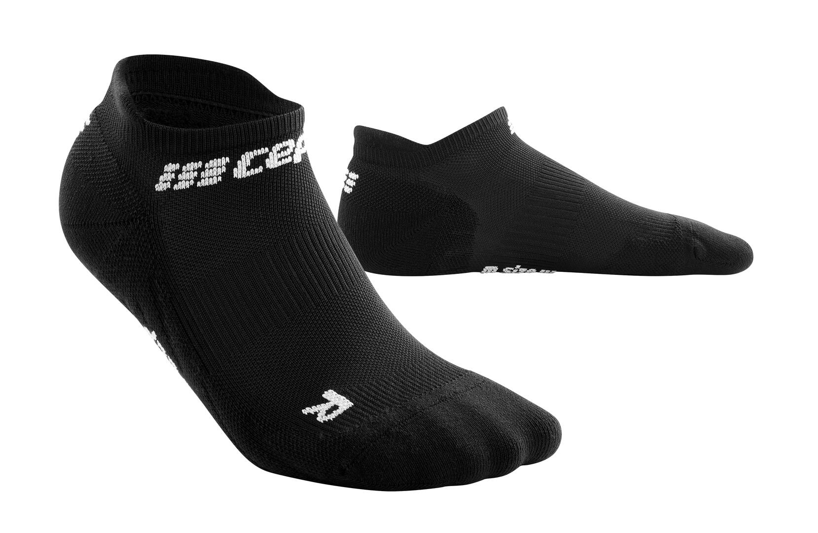 Running Socks Men's No Show V4 Black ( WP365R )