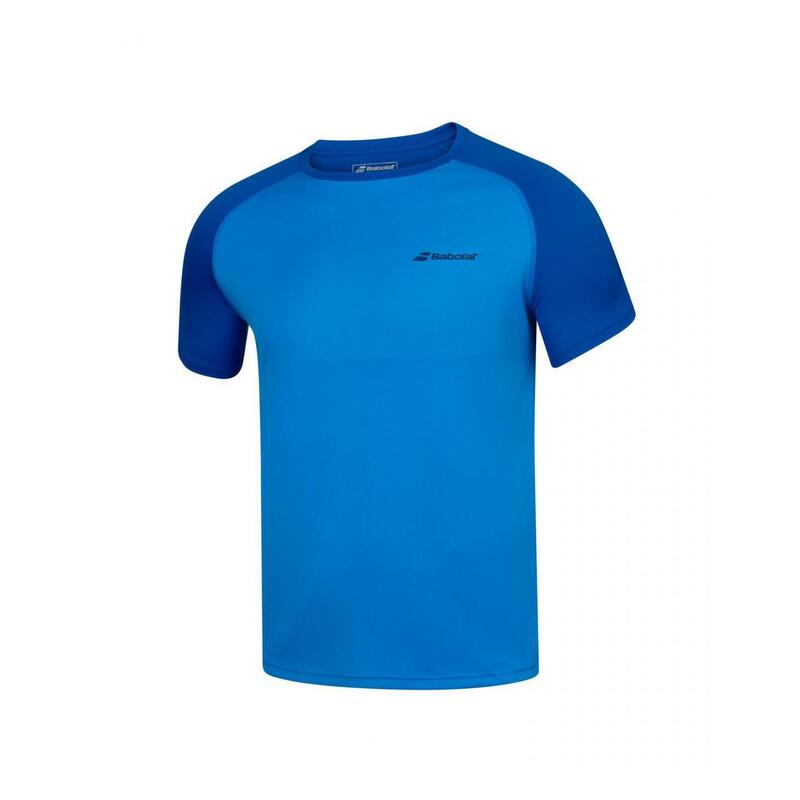 Koszulka tenisowa męska Babolat Play Crew Neck Tee blue aster S