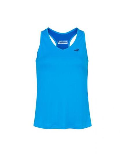 Camiseta Sin Mangas Babolat Play Azul Mujer